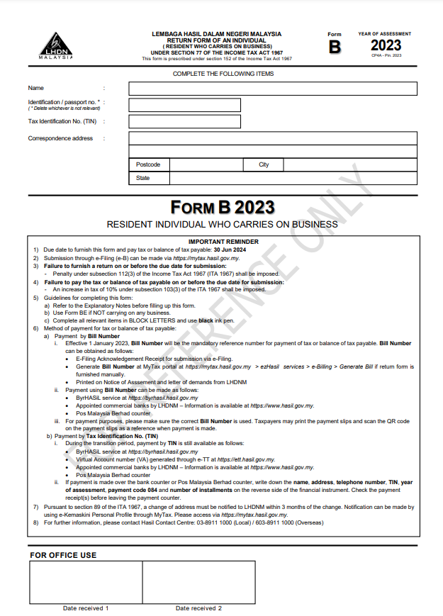 free download form b pdf